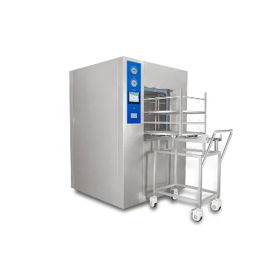 7 Inch Color Touch Screen VST-0.6 Lift Door Pressure Sterilizer Disinfection of Fabric Door Safety Interlocking Stainless Steel