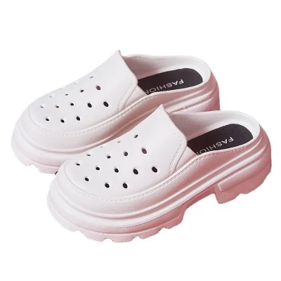 Chaussure Women's Heightened 6.5cm Garden Hole Shoes Home Outdoor slippers Sandals Fashion Custom Nurse Shoes