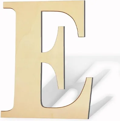 Factory Suppler Unfinished Diy Craft Laser Engraving Wood Letters