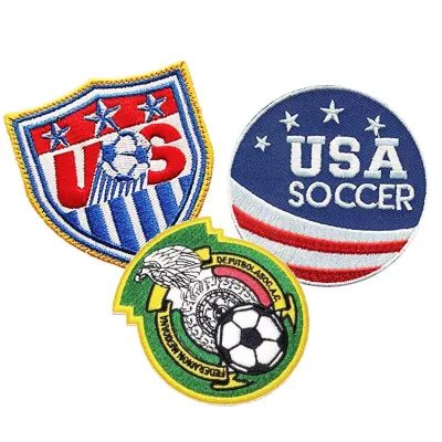 Custom Embroidered Sports Jersey Football Soccer Team Patches