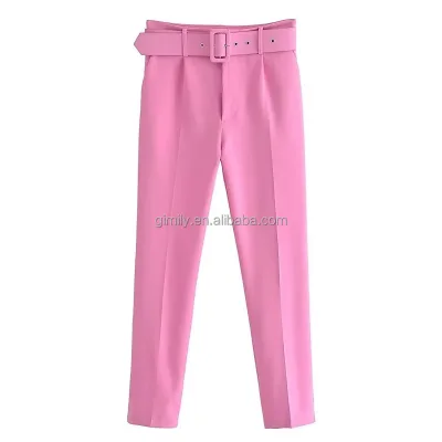 Custom Womens Casual Pants High Quality Women Winter Trousers Cargo Pants Women Anti-Static Formal Wear Pencil Pants Office Use