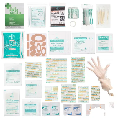 2024 Hot Selling Red First Aid Refill Kit First Aid Kit With Medical Supplies for Travel Camping Hiking