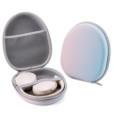 EVA Zipper Storage Bag for Over-Ear Headphones-Dustproof Water Resistant Shockproof Eco-Friendly Lightweight & Portable