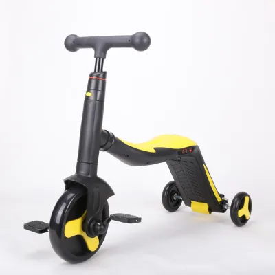 Factory Wholesale Price 3 Wheel Have Dynamic Music 3 in 1 Kids Scooter