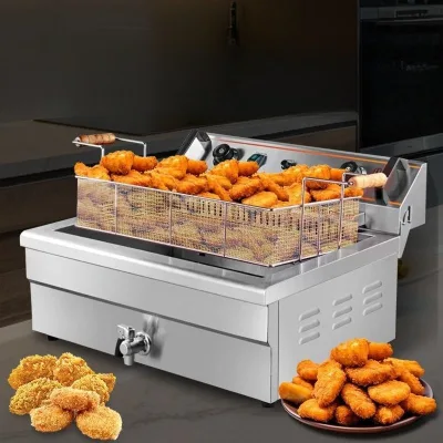 6L Digital Air Fryer Oven with Touchscreen 8 Presets Large Capacity Commercial Countertop Electric
