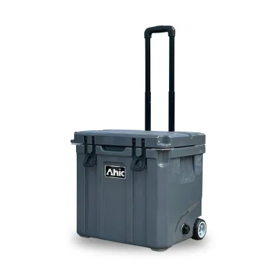 31L  Plastic Cooler Box Ice Box Cooler with Wheels Rolling and Handle