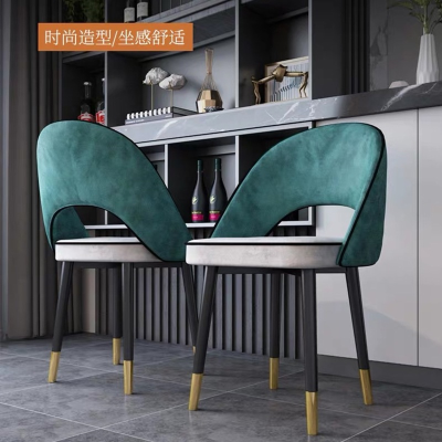 Bazhouluxury Modern Hotel Restaurant Dining Room  Dining Room 6   Dark Grayuphostlery Dining   Living Room Chair