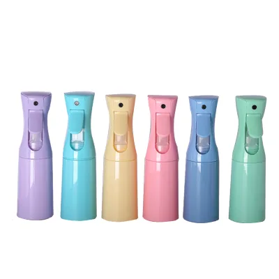 Plastic Empty Water Sprayer 300ML Fine Plant Mist Continuous Spray Bottle for Hairstyling