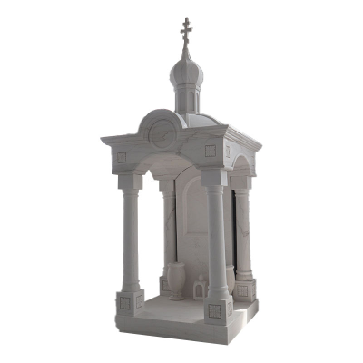 Heart Marble Monuments Statues Modern Unique Designs with Decoration Marble Grave Monument Price