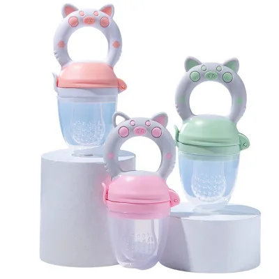 New Design Baby Food Fruit Chew Nipple Feeder BPA Free Baby Fruit Pacifier Food Feeder
