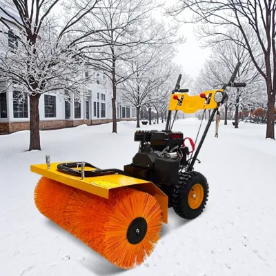 Multifunctional Roll Brush Type Brush Manual Roller Brush Sweeper Clean Cement Slag Construction Site Cleaning Snowplow