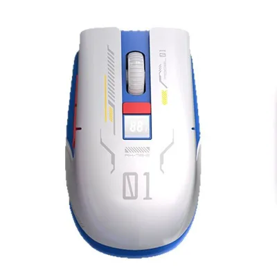 Pro-Level Digital Battery Display 3-Stage DPI Adjustment and Ergonomic Grip Triple Mode Wireless Gaming Mouse for PC Office