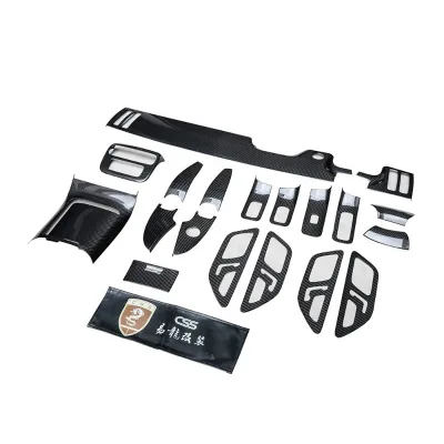 3M Adhesive Tape Carbon Fiber Car Interior Door Trim Dashboard Panel for Mercedes Bens S Class W223 S400L S450 Maybach S480 S500