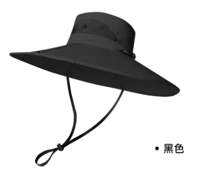 Summer Fisherman Hat Women's Sun Hat Men's Outdoor Collapsible Storage Waterproof Quick-drying Visor