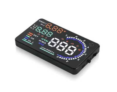 A8 2023 Car LED HUD 5.5 Inch Multi-color Cyberpunk Design OBD II Diagnose System with 1 Year Warranty
