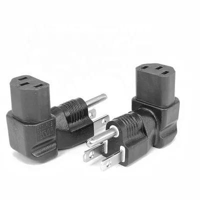 IEC320 C13 to Nema 5-15p US Plug Type B 3pins to IEC60320 Male to Female Us Plug Type 125V 15A Charge for Computer