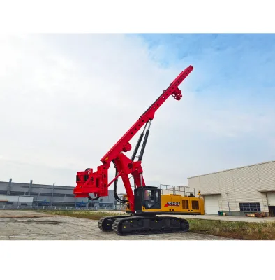 YCR405E Telescopic Wide Chassis Stable Crawler Rotary Rig Single Rope Main Winch Anti Wire Wear Heavy Rock Drilling Rig
