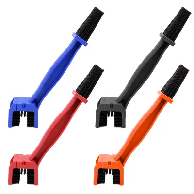 Bicycle & Motorcycle Chain Cleaning Brush Three-Sided Large Square Design Nylon Bristles OEM Customizable