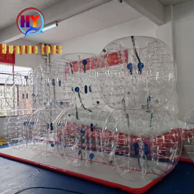 2024 Commercial Bumper Ball Manufacturer Price TPU / PVC Inflatable Adult Body Size Human Bubble Bumper Ball Outdoor Activities