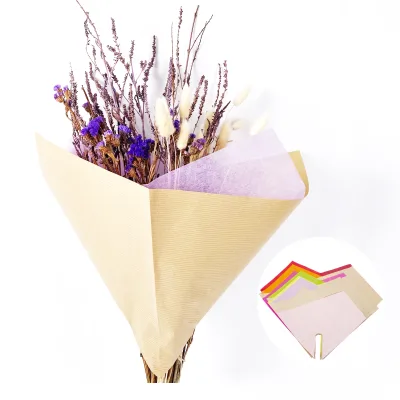 Double Shape Flower Bouquet Sleeves for Cut  Flowers Non-woven Material Flower Sleeves Kraft Sleeves