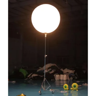 Outdoor/indoor 3m High Stands with 5ft Balloon and Halogen Lamp Light Stand Balloon for Shows and Promotional Events