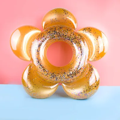 Hot Selling PVC Donut Shape Inflatable Swimming Ring for Children's Summer Beach Party Pool Float Direct from the Manufacturer