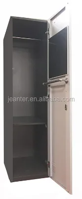 Wholesale Price Single 4-Door Steel Locker with Combination Lock - Factory Direct for Gym/School