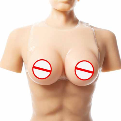 Hot Open Breast Skin Color 100% Medical Silicone Breast,silicone Breast Form,silicone