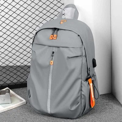 Super September College Backpack Bag With Usb Charging Interface Waterproof Outdoor College Laptop Backpack With Luggage Belt