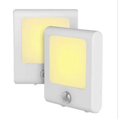 Acrylic Wireless Motion Induction Dusk to Dawn Plug in Wall Base Baby Room LED Night Light