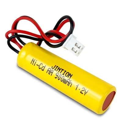 JINTION NICD AA 900MAH 1.2V Nickel Cadmium Battery Ni-cd Battery for ELB-CS01 EXR EL 122 C4T Custom 332 Unitech OSA268
