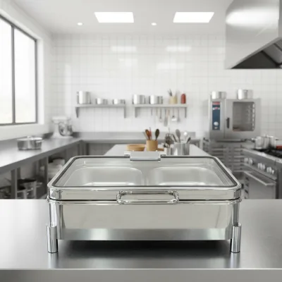 9L luxury stainless steel chafing dish for buffet