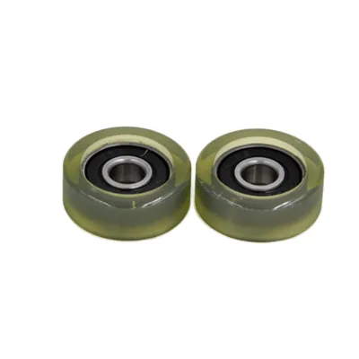 Wear Resistant 626 Roller Plastic/PU Coated Industrial Bearing Pulley Wheel ISO CE ROHS REACH Certificate With Bearing