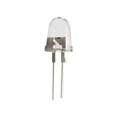 Round LED Diode 10mm High Luminous Flux 40000-50000mcd F10 Light Emitting Diode