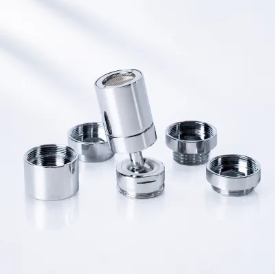 BriskSpring 360 Degree Micro Nano Bubble Faucet Aerator Multi-Layer Filtration M22/M24/H59-1 Brass SUS304 Valve Core RF30001