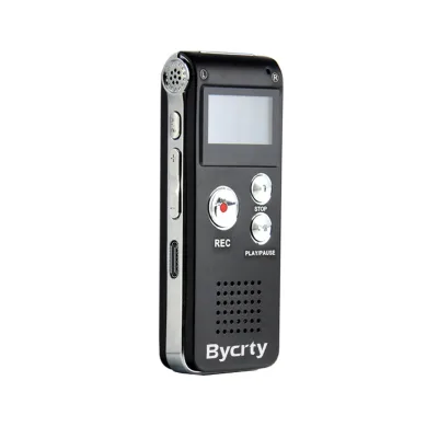 BYCRTY Portable Design Digital Voice Recorder Professional Detective 64GB Audio Recording with MP3