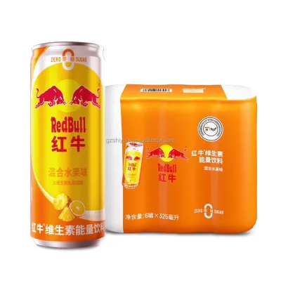 Wholesale Red Bulll 325ml Energy Drink Mixed Fruit Flavored Drink Exotic Drink