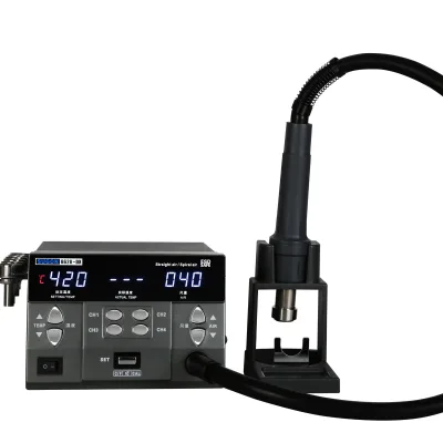 High Quality Smd Rework Station for Industrial Electronics Desoldering Tool Soldering Station Heat Air Gun Diy Hot Air Station