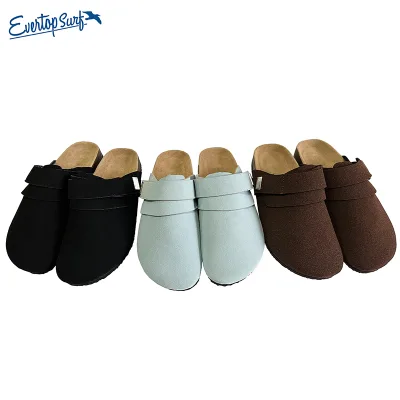 Quick Delivery Summer Custom logo Indoor Home slippers Flat Luxury Cork slippers for Men
