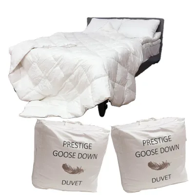 15Tog Winter Luxurious Prestige 15% /85% 13.5 Tog Duck Feather or Quilt or Duvet White Goose Feather Down Quilt
