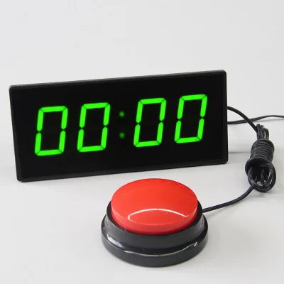 Interactive Game Stopwatch Electronic0.01s Precision Timer Game with Buzzer Button Bar, Pub & Nightclub Entertainment