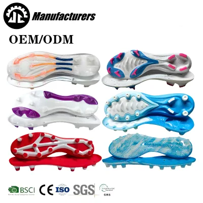 New Model Full Size Soccer Shoe Sole Anti-slip Soles Wear-resistant TPU Spike Football Shoes Sole