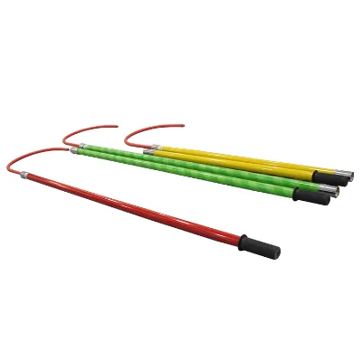 Insulation Fiber Glass Lifesave Poles Insulated Safety Hook for Electric Safety Rod