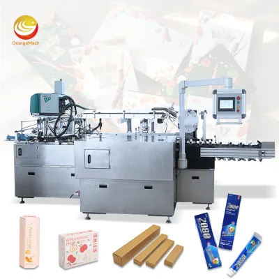 ORME Automatic Carton Box Pack Machine Facial Cleanser Sponge Carton Form Machine