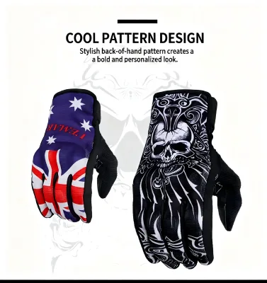 Unisex Adult Halloween Skeleton Gloves Glow Dark Stretch Knitted Winter Daily Party Cycling Sports Fishing