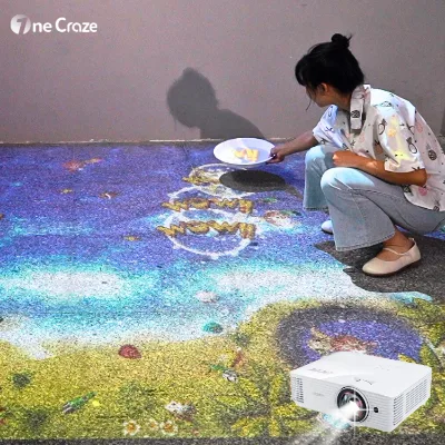AR Sandbox Pro Edition Interactive Sand Table Projection Game with 4200 Lumen Brightness for Windows Kids Learning Entertainment