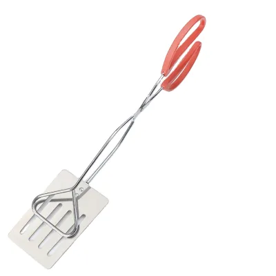 Stainless Steel BBQ Tongs Kitchen Clamps Sturdy High Resistant Heat Steak Tongs Long Handle Food Tongs