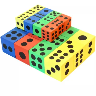Color Foam EVA Dice Children's Parent-child Game Toy Teaching Aid Teach Demonstrator Table Game Activity Dice
