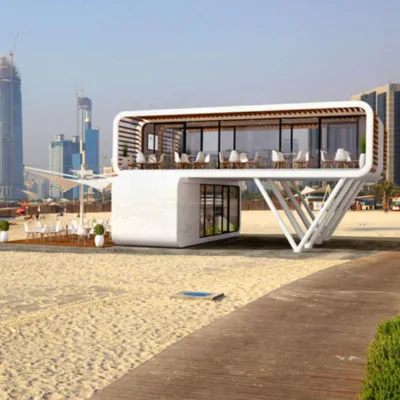 Mobile Home Frame Cabin House Mini Mansion Prefab House Villa Garden Office Pod