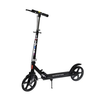 High Quality Adult Kick Scooter Quick Foldable Foot Scooter With Two PU Wheels Pull Start Wholesale Kick Scooters